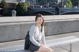 秋天的时髦都市人