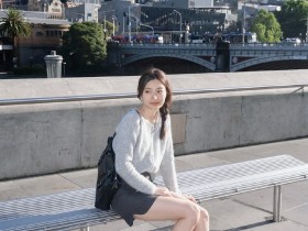 秋天的时髦都市人