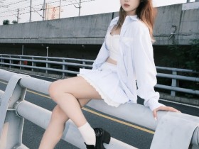 在道路边拍的一组图
